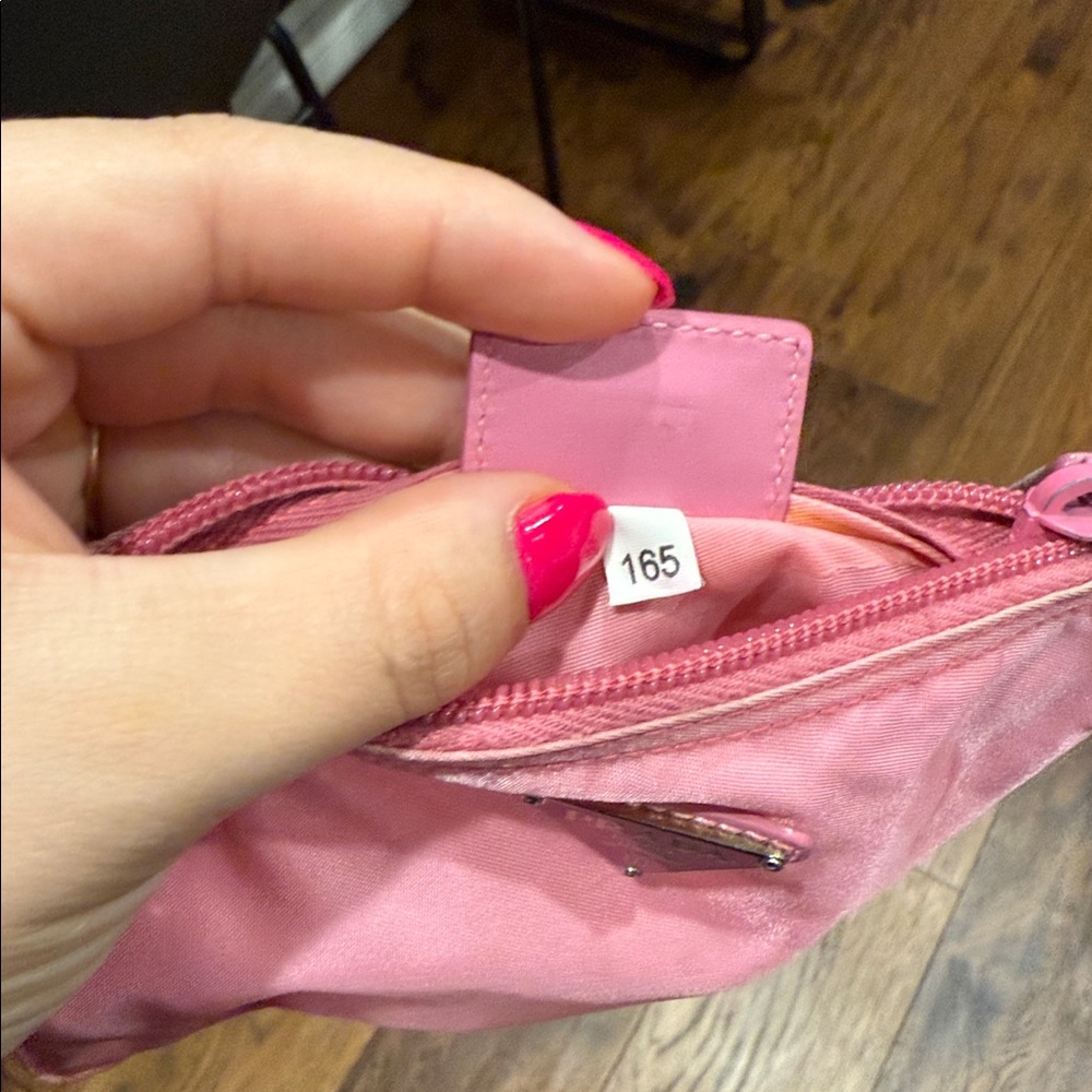 Prada Bubblegum Pink Mini Travel Nylon Pouch - Picture 6 of 6